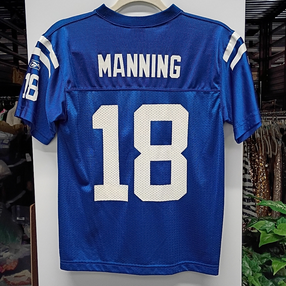 Peyton Manning Indianapolis Colts Football Jersey with Shoulder Stripes - Picture 1 of 6